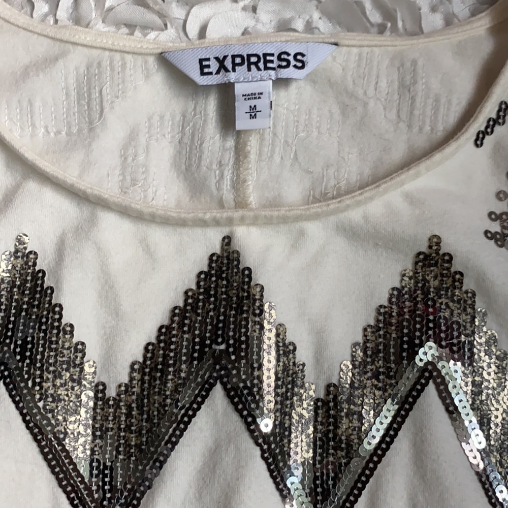 . Express sequin dress size medium - Picture 2 of 3